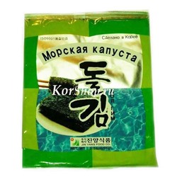 Морская капуста (ким) жареная в листах (снэк), Корея, 16 г