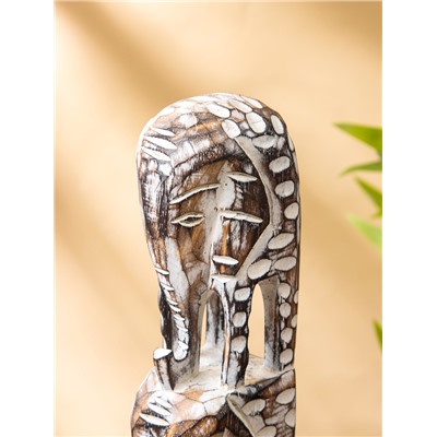 Сувенир «Статуя Слонов», 12×12×38 см, дерево