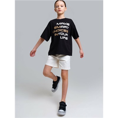 Фуфайка трикотажная для девочек (футболка)