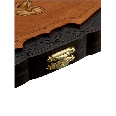 Нарды классические с гравировкой «Конь» 45×45 см, деревянные