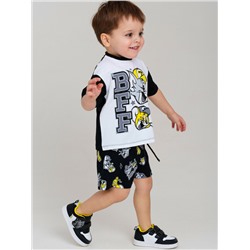 Комплект детский трикотажный для мальчиков: фуфайка (футболка), шорты