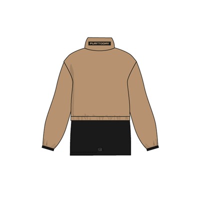 Куртка текстильная с полиуретановым покрытием для девочек (ветровка)