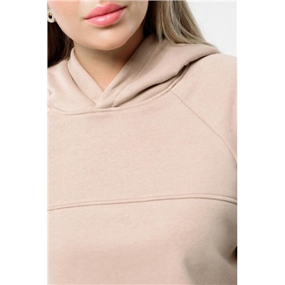 Свитшот 2 оверсайз короткий (Бежевый)