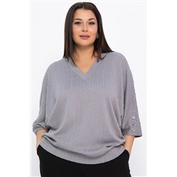 Блуза Вэнсдей (серая) Б14820-4М