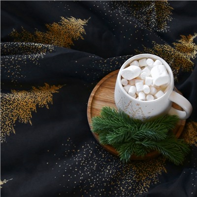Постельное бельё дуэт «Этель» Golden Christmas, бязь