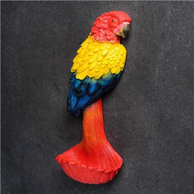 Подвесной декор - поилка из полистоуна «Попугай», 36 см