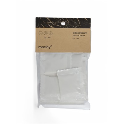 Туалет складной туристический Maclay, в комплекте 15 мешков, 12 пакетов абсорбента