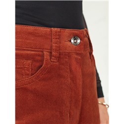 Брюки из эластичного микро-вельвета