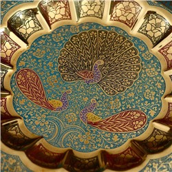 Блюдо «Лакшери», 23×23 см, латунь