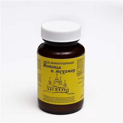 Мазь монастырская Живица и мухомор, Архыз, 100 мл