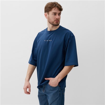 Футболка мужская MIST Fjord, размер 46, синий