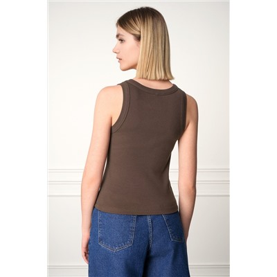 Женская майка-топ в рубчик Happyfox