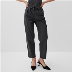 Брюки женские классические MINAKU: Safari, цвет графит, размер 50