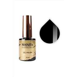 Manita Professional Гель-лак для ногтей / Classic Pure Black №42, черный, 10 мл KRISTALLER, 1111951