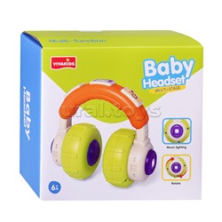 Игрушка развивающая "Наушники" на батарейках, в коробке