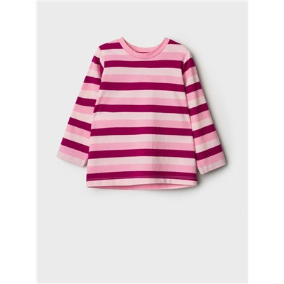 Фуфайка детская трикотажная для девочек (футболка с длинными рукавами)