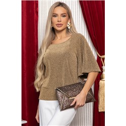 Блуза праздничная Ты ослепляешь! (золото нью) Б14906-1М