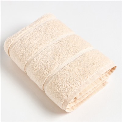 Полотенце махровое Love Life «Ария» 50×90 см, бежевый, 100% хл, микро-коттон, 450 г/м²