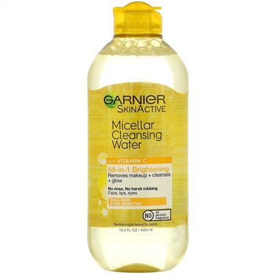 Garnier, SkinActive, Micellar Cleansing Water with Vitamin C, 13.5 fl oz (400 ml)
