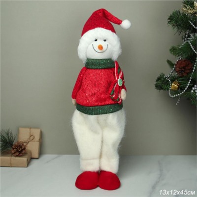 Новогоднее украшение Снеговик 45 см / AW-104 /уп 48/