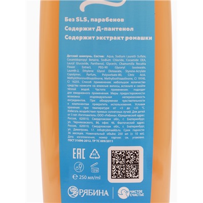 Шампунь детский, аромат сливочный пломбир, 250 мл, Коты аристократы