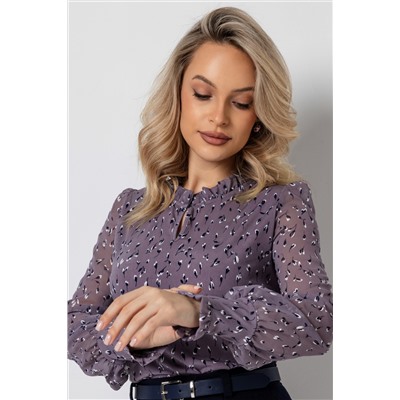 Блузка женская  7053/30/Серо-сиреневый