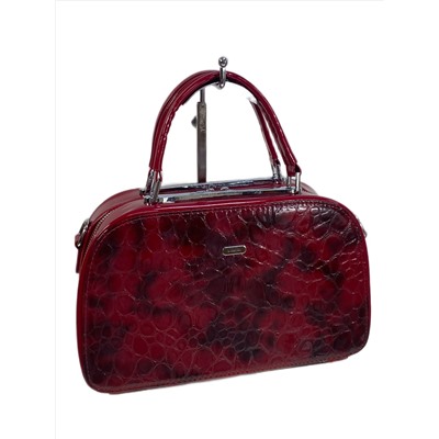 Женская сумка из искусственной кожи, цвет бордовый