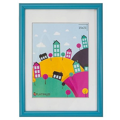 Фоторамка 15х21 пл. Радуга голубая 1-309РП1521 Планета рамок