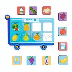 Игра настольная деревянная "Умный шопинг" Baby toys games