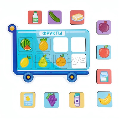 Игра настольная деревянная "Умный шопинг" Baby toys games