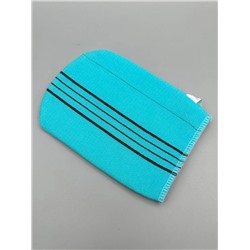 Bath Towel Мочалка-варежка для душа с пилинг-эффектом, уплотненная, голубой 28188