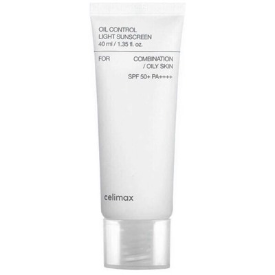 Celimax Себорегулирующий лёгкий солнцезащитный крем Oil Control Light Sunscreen SPF50+PA++++