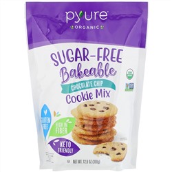 Pyure, Organic Bakeable, Sugar-Free Cookie Mix, Chocolate Chip, 12.9 oz (368 g)