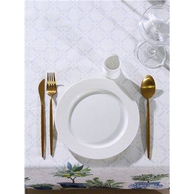 Скатерть «Этель» Olives, 149×110 см, 100% хлопок, репс 210 г/м²