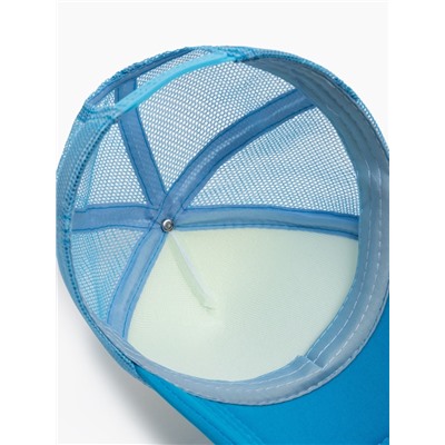 Бейсболка с сеткой MINAKU, голубая, размер 56-58