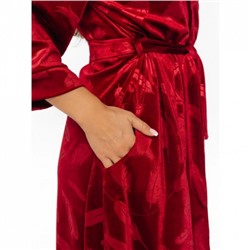 Халат Топаз (Перья бордо) (Перья сирень)