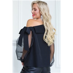 Блузка “Леди ангел” (чёрный)