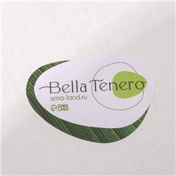 Банки для сыпучих BellaTenero «Эко. Грани», 295 мл, 10×13 см, набор 3 шт., на бамбуковой подставке, с ложками, стекло