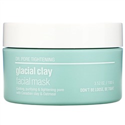 Skin&Lab, Dr. Pore Tightening, маска для лица с ледниковой глиной, 100 г (3,52 унции)