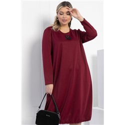 Платье Я жду тебя (бордовое) П12312-15