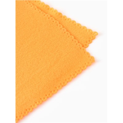 Плед флисовый «Экономь и Я» 150×130 см, 160 г/м², оранжевый