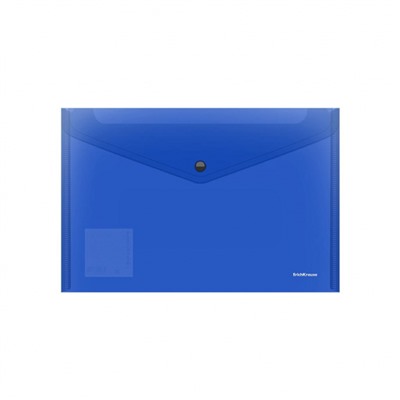 Папка с кнопкой  А4 140мкм 47043 Fizzy полупрозрачная ErichKrause