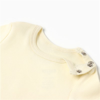 Комплект боди детских MINAKU: Basic Line BABY, рост 86-92 см, цвет молочный, кремовый