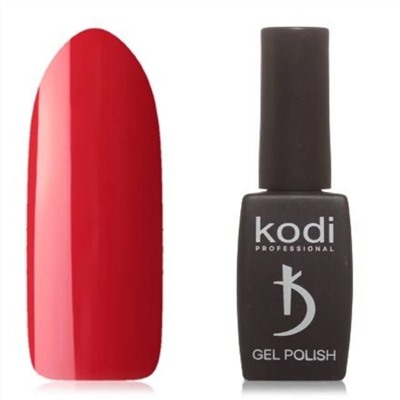 Kodi Гель-лак Алый, без перламутра и блесток, плотный, 8 мл 11876