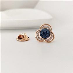 Брошь-значок с кристаллами Swarovski
