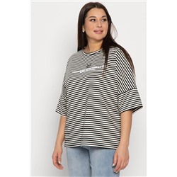 Блуза Монтана (черно-белая) Б14888-20М