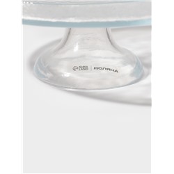 Блюдо на ножке Доляна Tasty, d=22 см, стекло, прозрачное