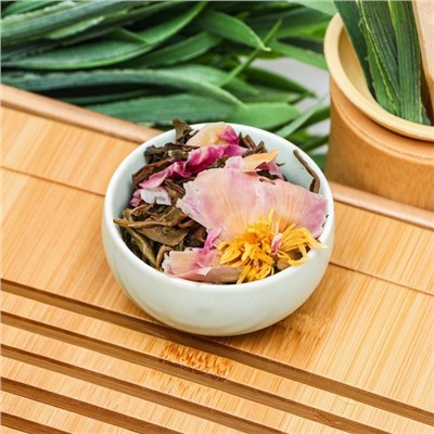 Китайский связанный зеленый чай, пион, 50 г