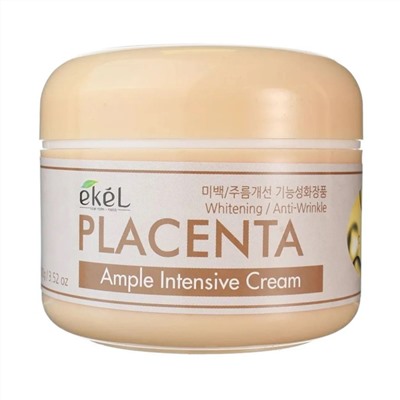 Ekel Крем для лица ампульный с экстрактом биоплаценты / Ample Intensive Cream Placenta, 100 мл 19319