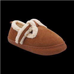 Тапочки-лоферы меховые К011-4 коричневые